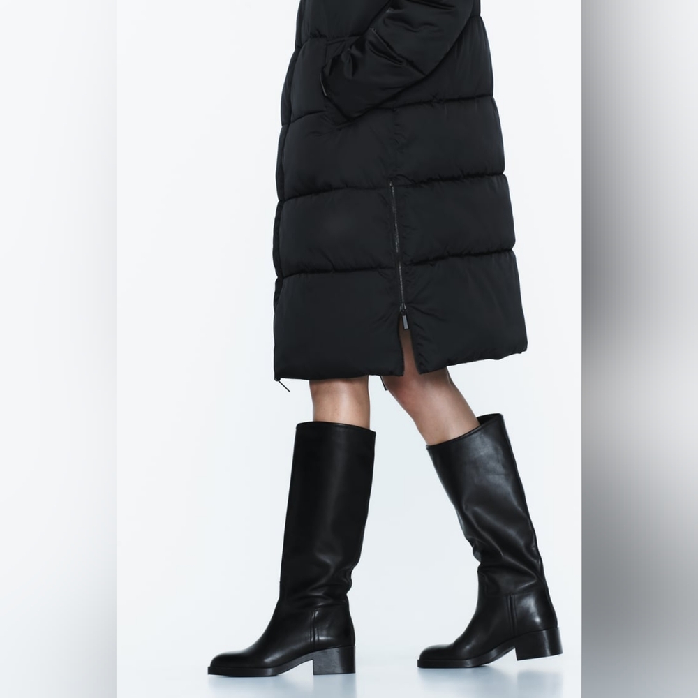 Zara Limited Edition Revesible Long Puffer NWT Size S - Picture 3 of 11